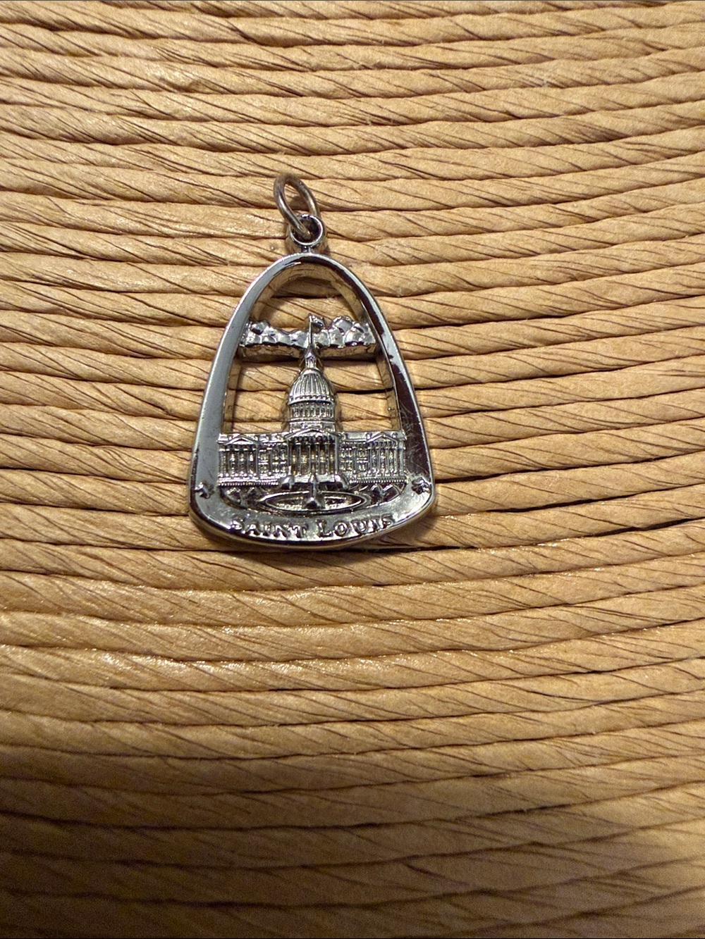 Vintage Sterling Silver St. Louis Charm
